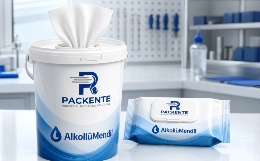 %50 IPA mendil ürün ailesini temsil eden ambalaj görseli